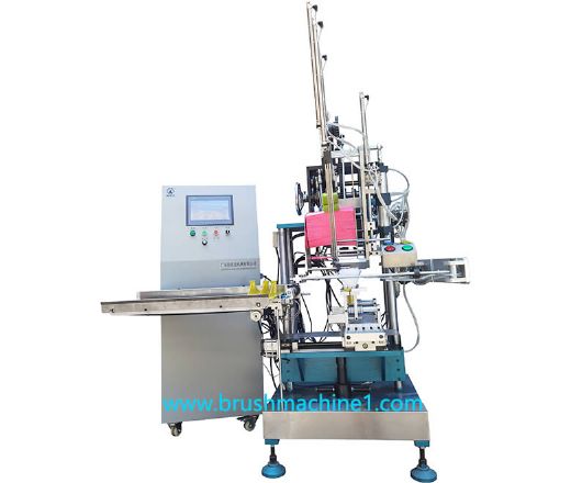 broom filling machine with automatic feeding system