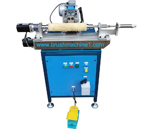 small roller brush trimming machine with foot switch WXD-TM500