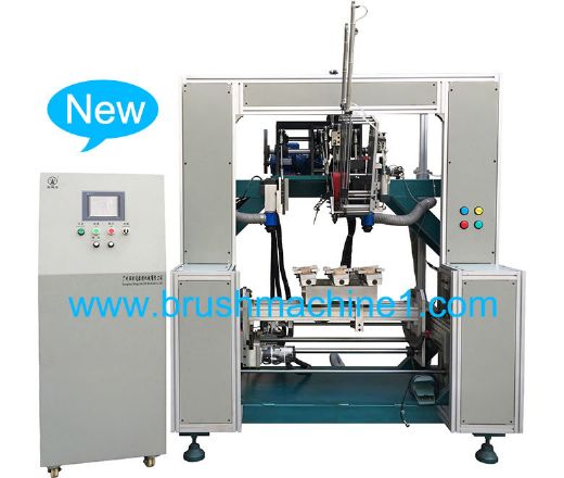 5-Axis 3-Head Brush Drilling & Tufting Machine WXD-5A3H06