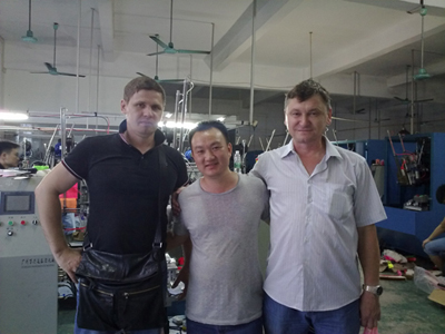 Kazakhstan customers with Wangxinda's boss.jpg