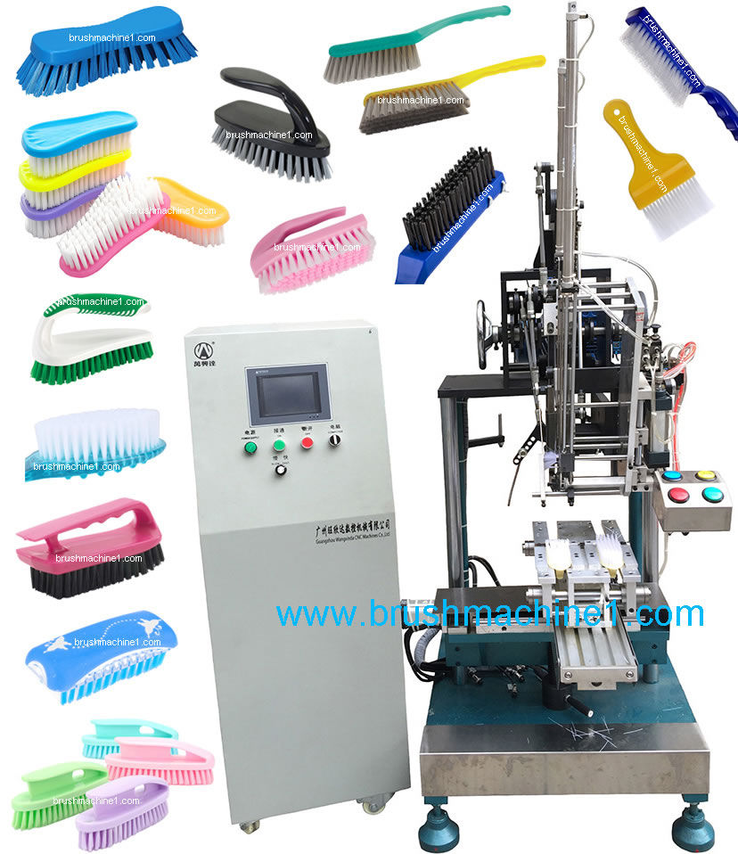 Automatica 5 Axis Brush Brush Tufting Machine, 2 Drilling 1 Tufting Plastic  Broom Making Machine For Make Brooms Brush