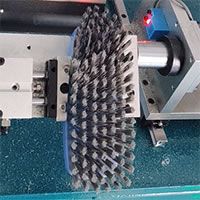 Curved Clothes Washing Brush Trimming Machine